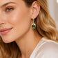 🌹 2026 Sale — Over 22 100 Sold!💎 Elegant Rosebud C‑Shaped Hoop Earrings