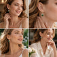 🌹 2026 Sale — Over 22 100 Sold!💎 Elegant Rosebud C‑Shaped Hoop Earrings
