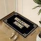 📢📢40% OFF !! ⏰Funny Text Print Welcome Doormat