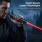 Portable Rechargeable Red & Green Laser Flashlight