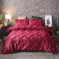 🎉 2026 Sale — Over 22,900 Sold!🛏️ 3‑Piece Pintuck Pleated Duvet Cover & Pillowcases Set