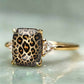 📢📢50% OFF !! ⏰Vintage Leopard Print Copper Ring