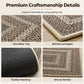 Elegant Woven Runner Rug