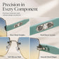 🎉 2026 Sale — Over 23,000 Sold! 🕶️ Rimless Square Sunglasses – Pearl Metal Temples, UV400 Protection, 39g Lightweight Style! ✨