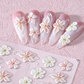 🎉 LIMITED TIME 50% OFF! 💅 5D Floral Nail Stickers – Raised Lily & Daisy Details, Spring Palette & Easy Peel-and-Apply ✨