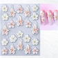 🎉 LIMITED TIME 50% OFF! 💅 5D Floral Nail Stickers – Raised Lily & Daisy Details, Spring Palette & Easy Peel-and-Apply ✨