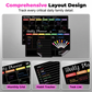 Magnetic Fridge Calendar Planner Set with Markers