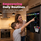 Magnetic Fridge Calendar Planner Set with Markers