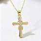 ⏳Time-Limited Special⏰Women's Sparkling Twisted Knot Cross Pendant Necklace – Elegant design, brilliant shine & lightweight – Perfect for daily wear & special occasions 💖