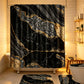Elegant Marble Pattern Bathroom Shower Curtain