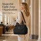 📢📢40% OFF !! ⏰Casual Canvas Tote Bag with Pleated Side Pockets for Women