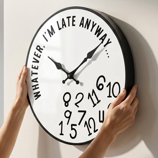 Creative Jumbled Numbers Decorative Clock