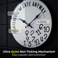 Creative Jumbled Numbers Decorative Clock