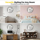 Creative Jumbled Numbers Decorative Clock