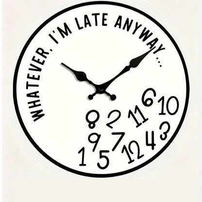 Creative Jumbled Numbers Decorative Clock