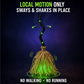 🧙 Bring Your Garden to Life This Halloween – Animated Witch Broom with Lights & Spooky Sounds. 50% Off. UK Stock