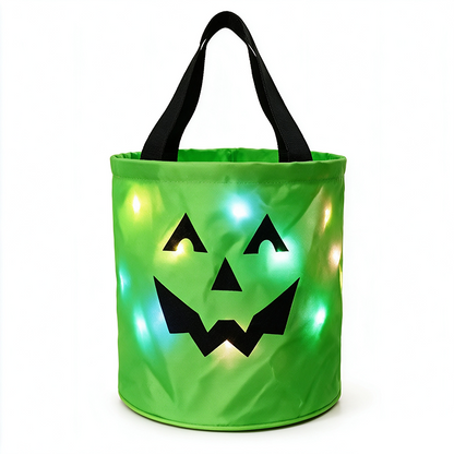 LED Light Up Halloween Candy Bucket