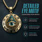 Vintage All Seeing Eye Pendant Necklace