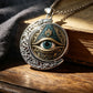 Vintage All Seeing Eye Pendant Necklace