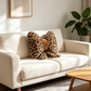 🐆🎀Leopard Print Bowknot Throw Pillow