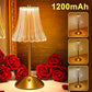Retro Rechargeable Table Lamp with Touch Dimming