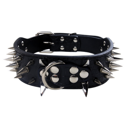 📢📢40% OFF !! ⏰Spiked Leather Dog Collar