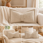 📢📢50% OFF !!⏰Soft Chenille Bow-Shaped Throw Pillow