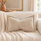 📢📢50% OFF !!⏰Soft Chenille Bow-Shaped Throw Pillow