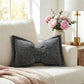 📢📢50% OFF !!⏰Soft Chenille Bow-Shaped Throw Pillow