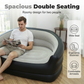🛋️ 50% OFF NOW! 💨 Inflatable Double Sofa – Instant Comfort, Spacious Seating & Premium Flocked Surface – Quick Setup Anywhere 🏠