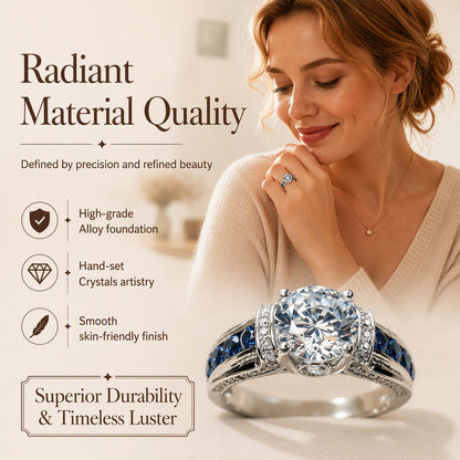 ✨ Elegant Cubic Zirconia Cocktail Ring