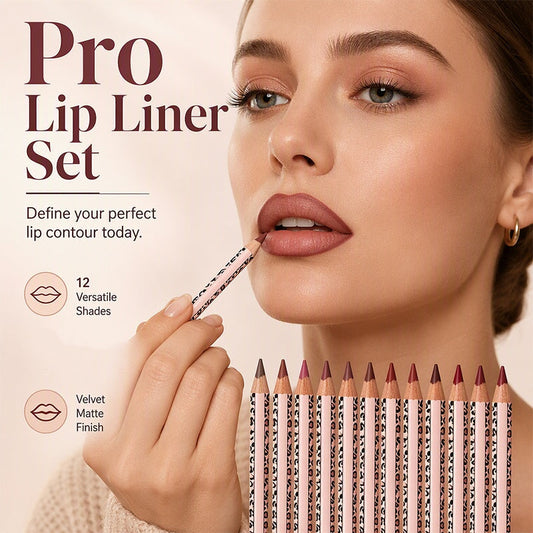 📢📢50% OFF & In stock ⏰12-Color Matte Lip Liner Set