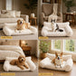 🐾✨50% OFF! 🐱🐶 Cozy Sofa Pet Bed – Ultra-Comfortable, Raised Bolster Edges & Super-Soft Ribbed Plush. Over 11,382 Happy Pets Sleeping in Style!✨