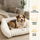 🐾✨50% OFF! 🐱🐶 Cozy Sofa Pet Bed – Ultra-Comfortable, Raised Bolster Edges & Super-Soft Ribbed Plush. Over 11,382 Happy Pets Sleeping in Style!✨