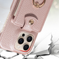 📢📢40% OFF !!⏰ Crossbody Wallet Phone Case – RFID Blocking, Accordion Card Slot & Detachable Strap – Litchi Pattern PU Leather ✨
