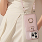 📢📢40% OFF !!⏰ Crossbody Wallet Phone Case – RFID Blocking, Accordion Card Slot & Detachable Strap – Litchi Pattern PU Leather ✨