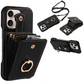 📢📢40% OFF !!⏰ Crossbody Wallet Phone Case – RFID Blocking, Accordion Card Slot & Detachable Strap – Litchi Pattern PU Leather ✨