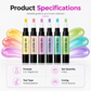 💅 Glitter Cat Eye Nail Polish Pen Set