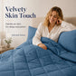 📢📢40% OFF !! ⏰ 3-Piece Quilted Comforter Set with Shams – All-Season Microfiber