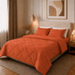 📢📢40% OFF !! ⏰ 3-Piece Quilted Comforter Set with Shams – All-Season Microfiber
