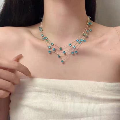 🎁Hot Sale 50% OFF⏳Sparkling Multi-Layered Pendant Necklace for Women