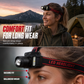 💡 Hands‑free light that turns on when you need it. Motion‑sensor headlamp — just nod, and it lights up. 🔦