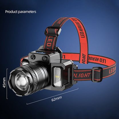 💡 Hands‑free light that turns on when you need it. Motion‑sensor headlamp — just nod, and it lights up. 🔦