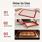 🎉 LIMITED TIME 50% OFF! 🧑‍🍳 Reusable Non-Stick Silicone Baking Mat – Heat Distribution, Leak-Proof Tray Design & Durable Food-Grade Silicone ✨
