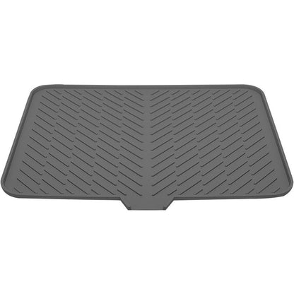 🔥 HOT SALE 50% OFF! 🍽️💧 Silicone Drying Mat with Drain Lip – Channels Water Straight to Sink – Large, Heat-Resistant & Easy to Clean – Counter Stays Dry ✨
