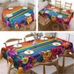 📢📢50% OFF !! ⏰Waterproof Floral Print Tablecloth for Dining & Parties