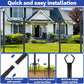 Outdoor String Light Pole