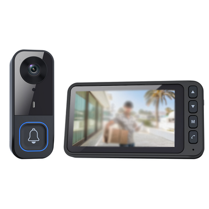 🎁New Arrivals 50% OFF💥Wireless Video Doorbell with Screen Monitor