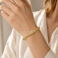 18K Gold Plated Butterfly Link Bracelet