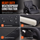 Portable Heated Stadium Seat Foldable Bleacher Chair with Backpack Straps Waterproof Wear Resistant Cushion for Outdoor Fishing and Sports
